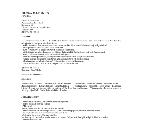 ritva-liisa_harjumaa--riemua_ruumiseen screenshot