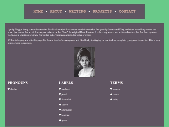 about/josette screenshot