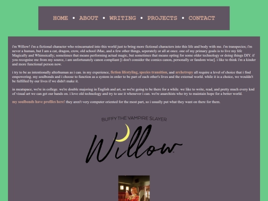 about/willow screenshot