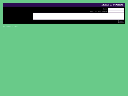 guestbook screenshot