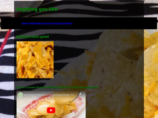 Recipies screenshot