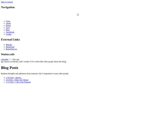 blog screenshot