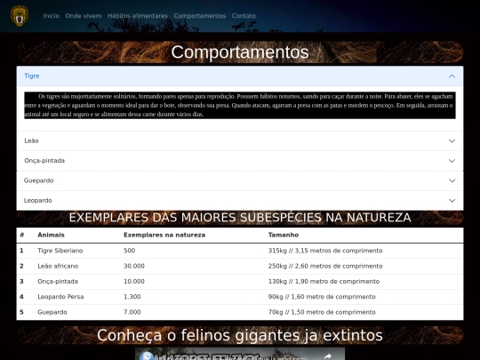 Apresentação /tabela screenshot