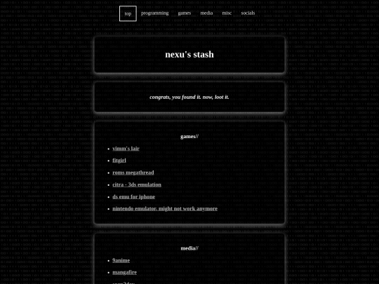 stash screenshot
