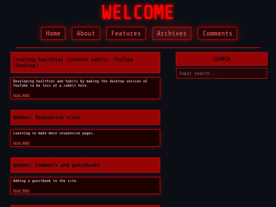 archives screenshot