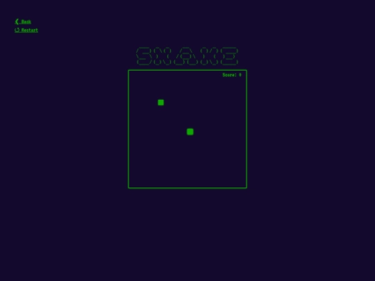 terminal/snake screenshot