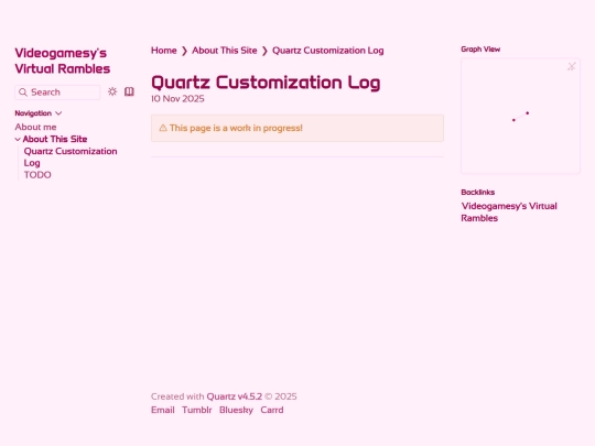 about-this-site/Quartz-Customization-Log screenshot
