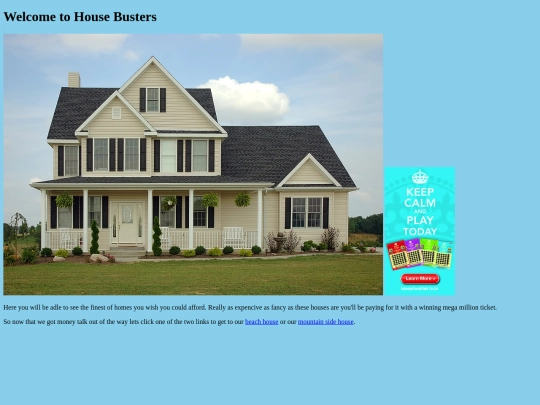 houses/homepage screenshot