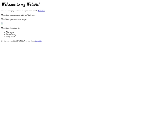index screenshot