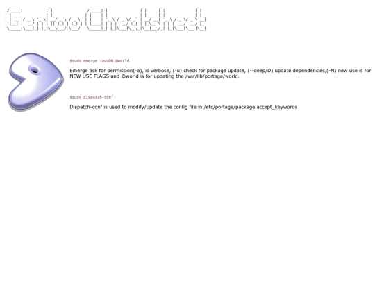 gentoo screenshot