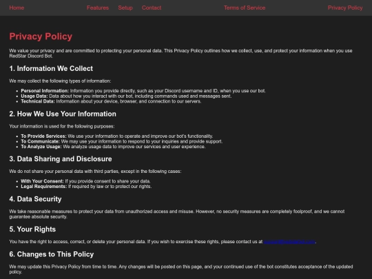 privacy screenshot