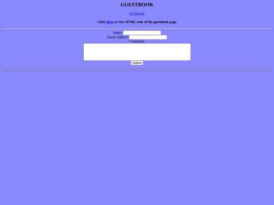 guestbook screenshot