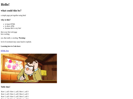 test screenshot