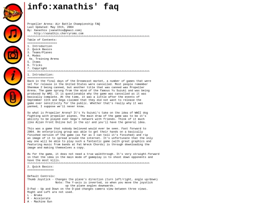 info_faq screenshot