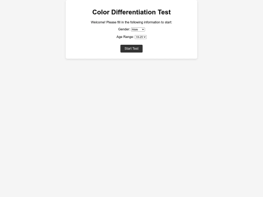 colortest screenshot