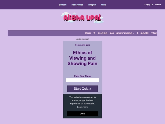 ethicsquiz screenshot