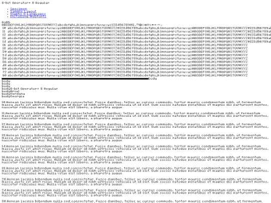 8bitoperatorplus8-regular-demo screenshot