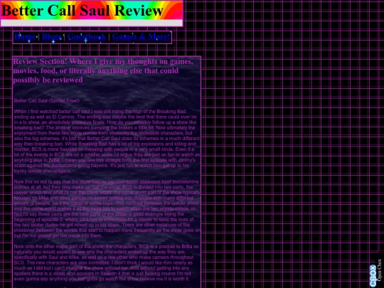 Reviews/Better Call Saul screenshot