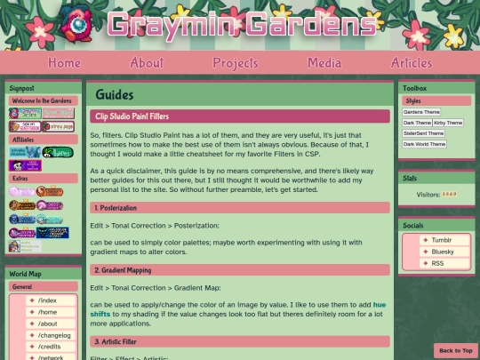 articles/guides screenshot