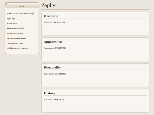 Zephyr screenshot