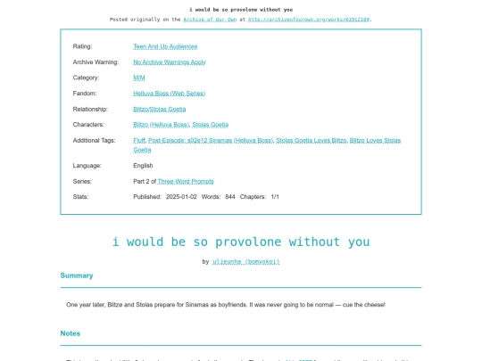 ao3/i_would_be_so_provolone screenshot