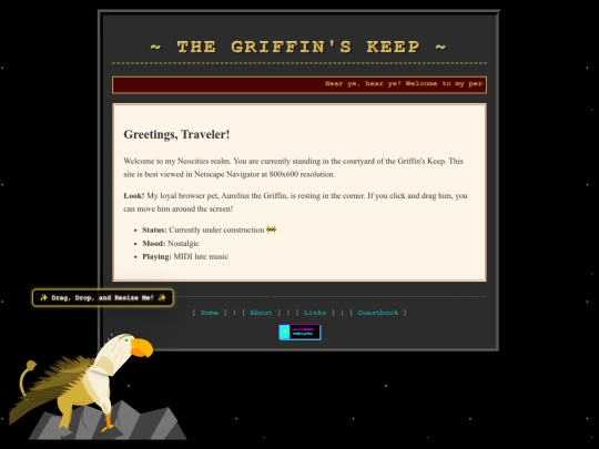 templates/griffin-keep screenshot