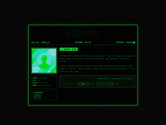templates/hackerterminal screenshot