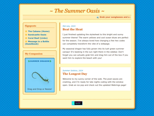 templates/summer-dragon-oasis screenshot