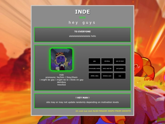 index screenshot