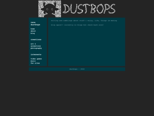 blog screenshot