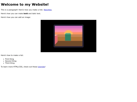 test screenshot