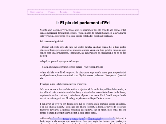 prosa/elfland/i screenshot
