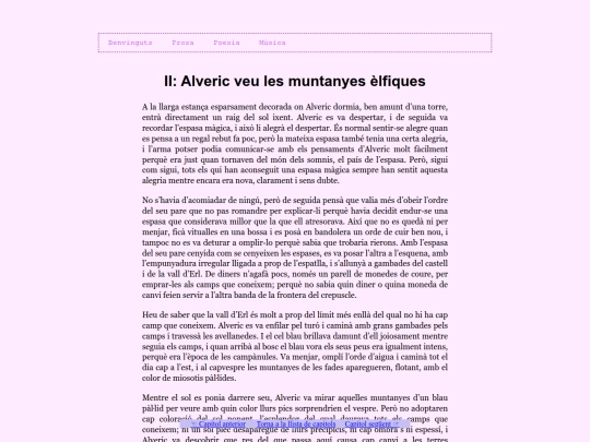 prosa/elfland/ii screenshot