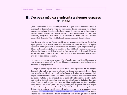 prosa/elfland/iii screenshot