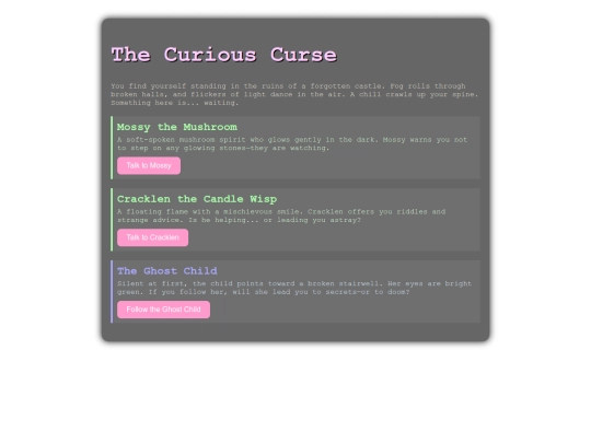 Curious-Curse-Game screenshot