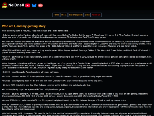 aboutme screenshot