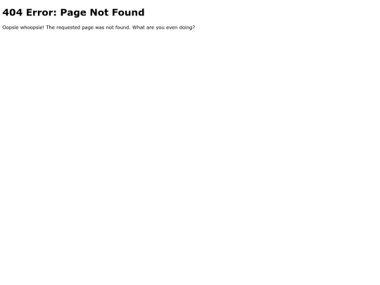 not_found screenshot