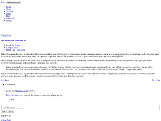 blog screenshot