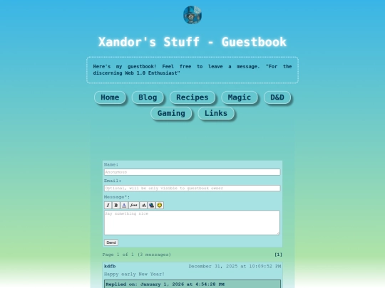 guestbook/guestbook screenshot