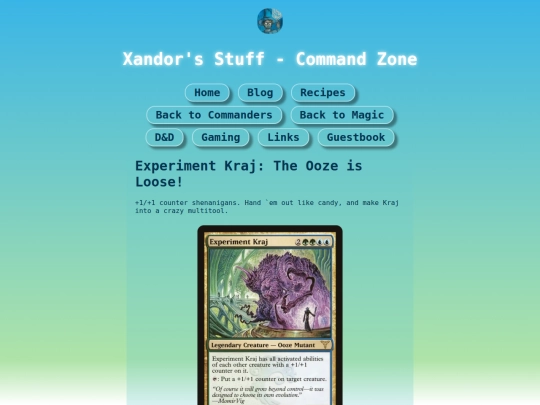magic/commander/commanders/experiment_kraj screenshot