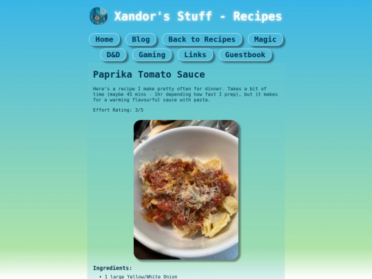 recipes/cooking/paprika_tomato_sauce screenshot