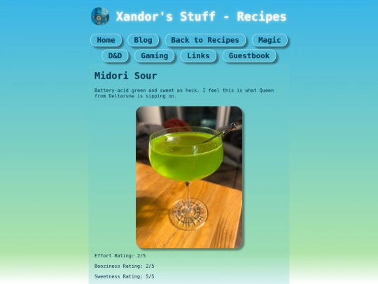 recipes/drinks/midori_sour screenshot