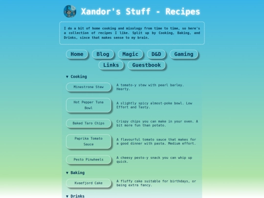 recipes/recipes_index screenshot