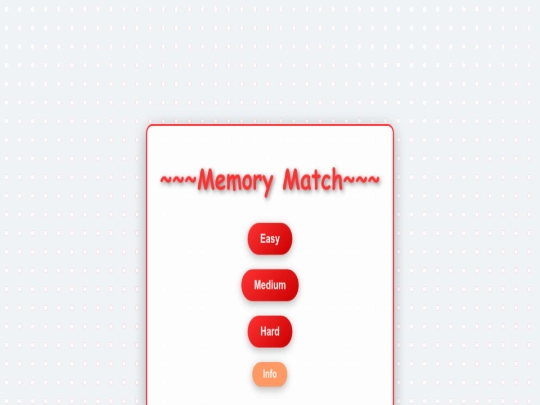 memorymatch screenshot