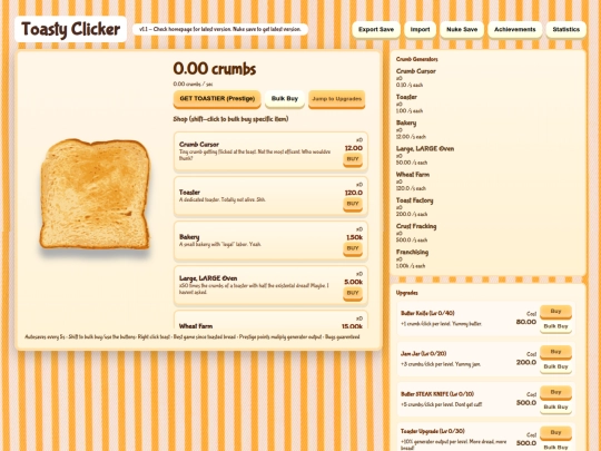 toastclicker screenshot