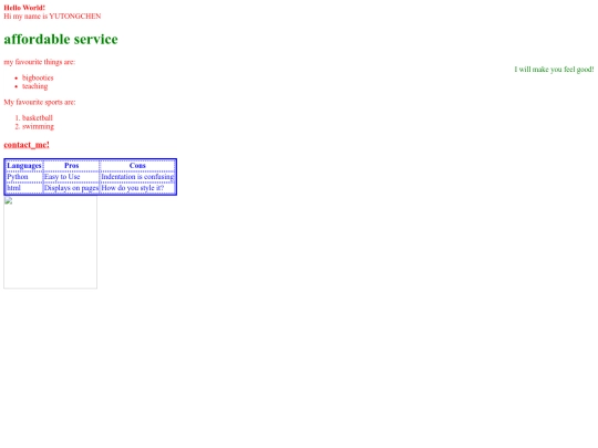 index screenshot