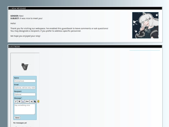 mailer screenshot