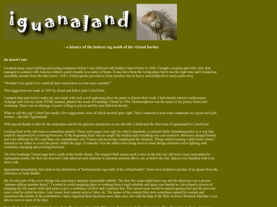 iguanaland/history screenshot