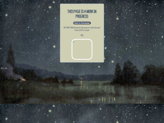 page-not-finished screenshot