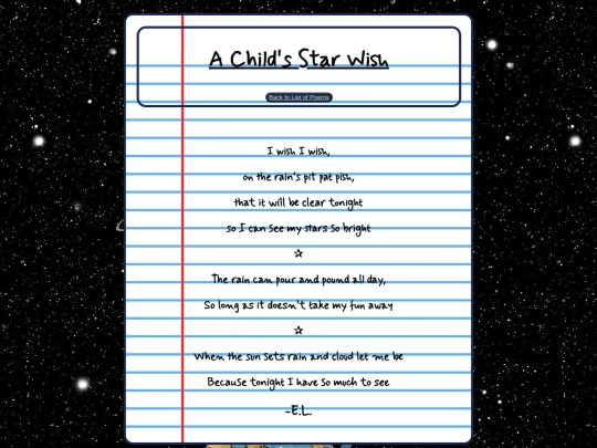 poems/star-wish screenshot
